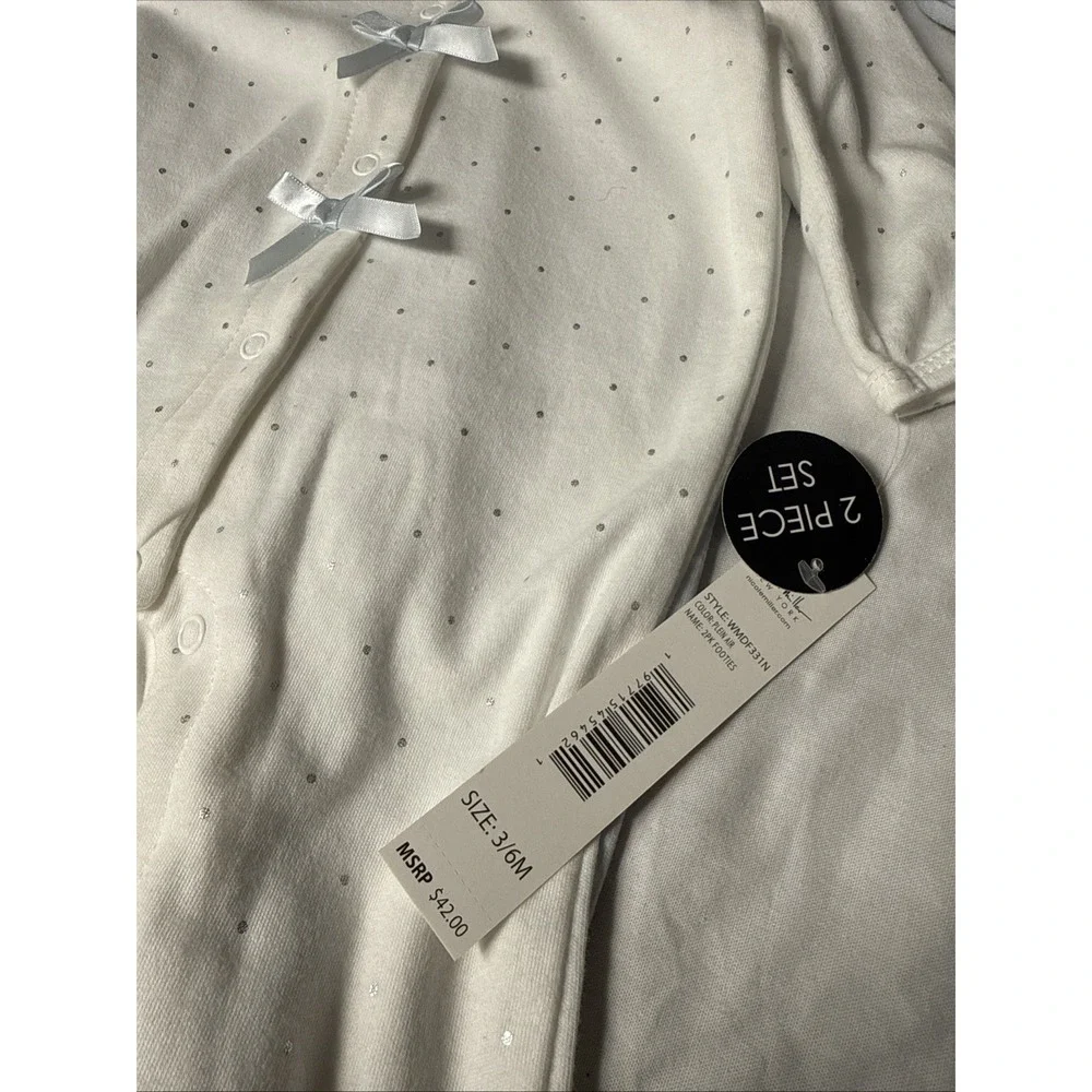 Nicole Miller New York 2 Pack Footies SIZE 3/6 Months